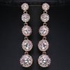 Wedding & Party Jewelry | Gorgeous Cubic Zirconia Dangle Earrings  – Womens