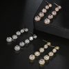 Wedding & Party Jewelry | Gorgeous Cubic Zirconia Dangle Earrings  – Womens