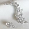 Wedding & Party Jewelry | Gorgeous Rhinestone Ear Climbers Silver – Womens