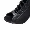 Dance Shoes | Women’s Dance Boots Lace-up High Heel Suede Faux Leather Indoor Solid Color Dance Shoes Apricot – Womens