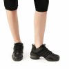 Dance Shoes | Women’s Sneakers Low Heel Faux Leather Outdoor Solid Color Dance Shoes Black – Womens