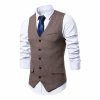 Accessories | Classic Cotton Men’s Vest Taupe – Mens