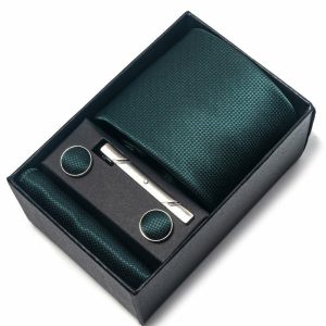 Accessories | Classic Men’s Modern Polyester Tie Sets (Set of 5) Green – Mens