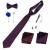 Accessories | Classic Men’s Modern Polyester Tie Sets (Set of 9) Blue – Mens