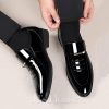 Shoes | Men’s Dress Shoes Loafers Wedding Party Faux Leather Shoes Black – Mens