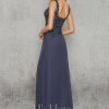 Formal & Evening | A-line V-Neck Floor-Length Lace Chiffon Evening Dress With Sequins Stormy – Womens