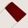 Clutches | Charming/Delicate/Gorgeous/Shining Clutches & Evening Bags Burgundy – Womens