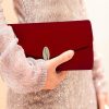 Clutches | Charming/Delicate/Gorgeous/Shining Clutches & Evening Bags Burgundy – Womens